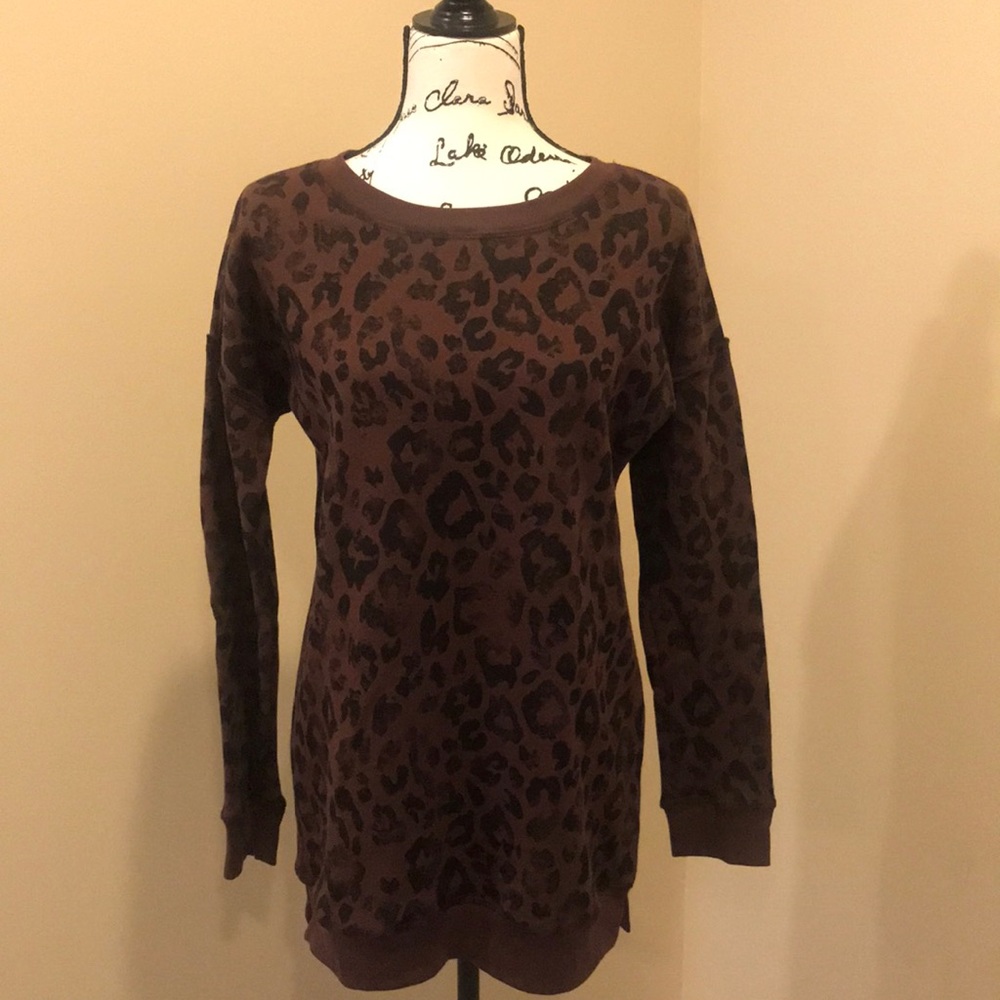 Long dressy sweatshirt